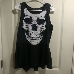 Teenage Runaway flare bottom tank top sixe Medium